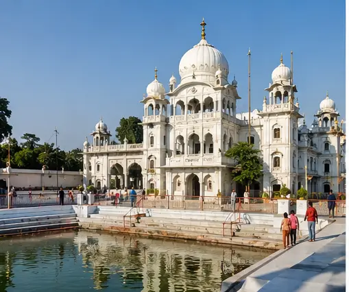 Visit Gurudwara Panjokhra Sahib by our car rental service