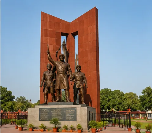 Jang-e-Azadi Memorial near Jalandhar showcasing Punjab's freedom struggle monument