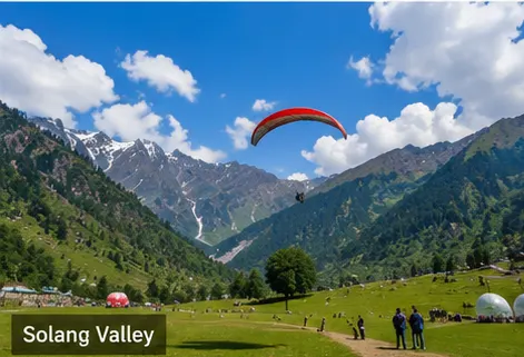 Easy The beautiful view of Solang Valley with Easy Cab India