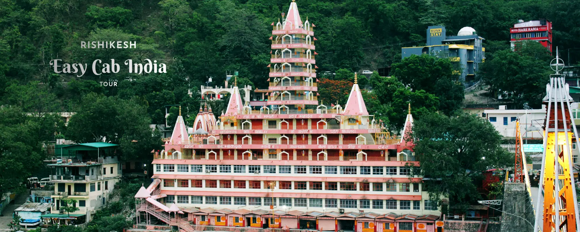 Easy Cab India offer car rental service for Rishikesh trips